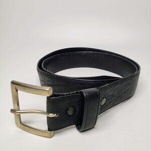 Cougar Black Steerhide Leather Men's Belt 42